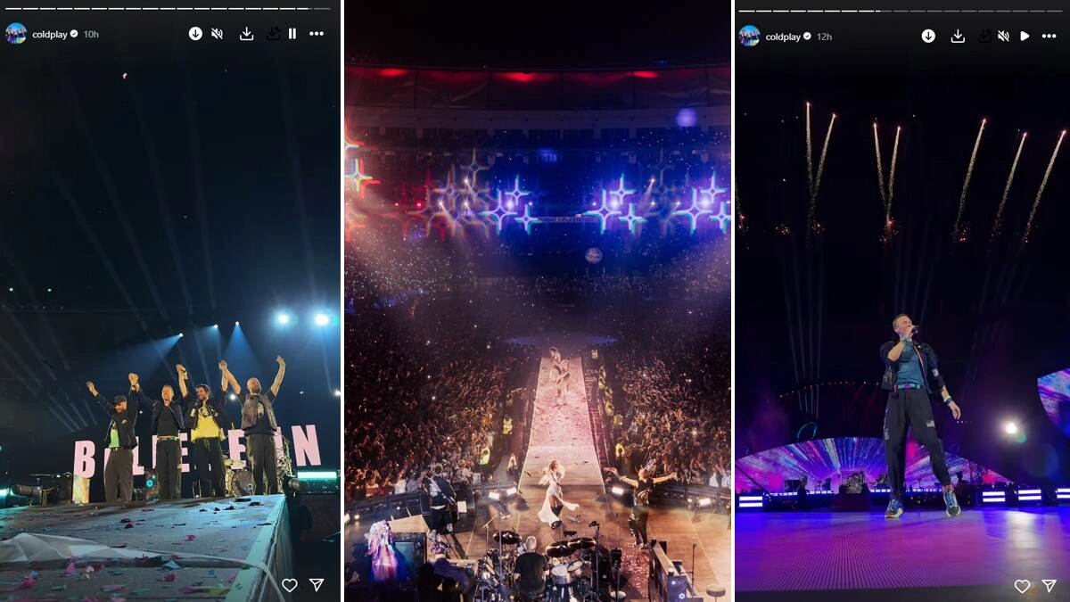 Coldplay Ahmedabad Concert: अहमदाबाद में कोल्डप्ले का ऐतिहासिक कॉन्सर्ट, बैंड ने कहा- ‘हमारा अब तक का सबसे बड़ा शो’