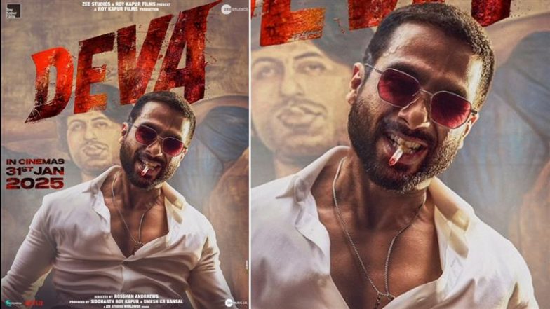 Deva: शाहिद कपूर की एक्शन थ्रिलर 'देवा' का टीज़र कल होगा रिलीज, फिल्म 31 जनवरी को सिनेमाघरों में देगी दस्तक
