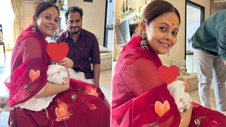 Devoleena Bhattacharjee Introduces Son Joy: देवोलीना भट्टाचार्जी ने किया बेटे के नाम का खुलासा, तस्वीरों में दिखा &lsquo;Joy&rsquo; (View Pics)