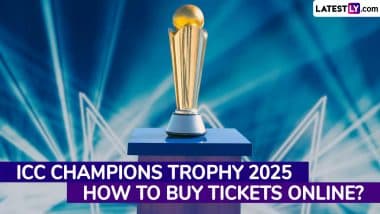 How To Buy Champions Trophy 2025 Tickets: जानिए कैसे खरीदें ICC चैंपियंस ट्रॉफी की टिकट ऑनलाइन और ऑफलाइन? जानें पूरी प्रक्रिया और डिटेल्स