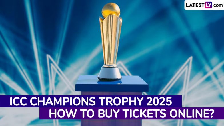 How To Buy ICC Champions Trophy 2025 Tickets: जानिए कैसे खरीदें आईसीसी चैंपियंस ट्रॉफी के टिकट? यहां देखें पाकिस्तान और यूएई में होने वाले मेगा टूर्नामेंट की बुकिंग डिटेल्स
