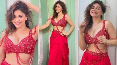 Great Grand Masti एक्ट्रेस Kangna Sharma ने रेड आउटफिट में गिराई बिजली, एक्ट्रेस की कातिल अदाओं ने फैंस को किया घायल (View Pics)