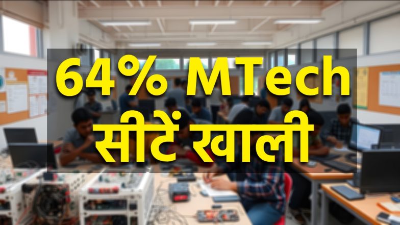 भारत के इंजीनियरिंग कॉलेजों में 64% MTech सीटें क्यों खाली हैं? जानें इसके कारण
