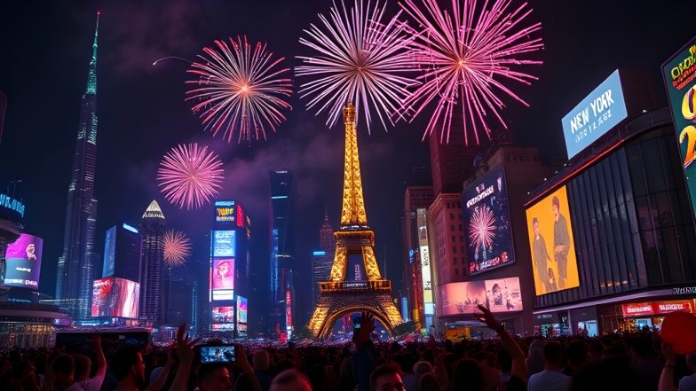 New Year Celebration 2025: दुनियाभर में धूमधाम से हुआ नए साल का स्वागत, शानदार आतिशबाजी का वीडियो वायरल