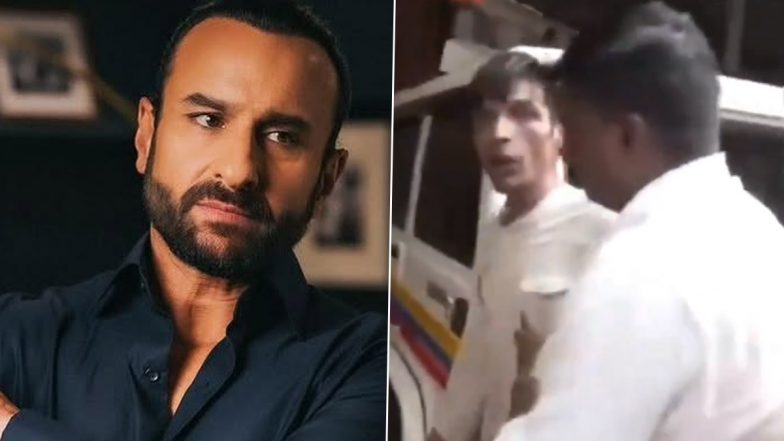 Saif Ali Khan Attacker Arrested: सैफ अली खान पर हमले का आरोपी गिरफ्तार, सोशल मीडिया पर सामने आया गिरफ्तारी का वीडियो (Watch Video)