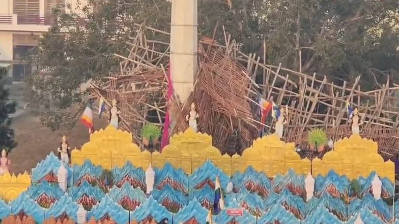 BREAKING: यूपी के बागपत में बड़ा हादसा, जैन निर्वाण मोहत्सव के दौरान स्टेज टूटा, 5 लोगों की मौत, 40 जख्मी; VIDEO