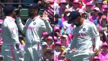 Virat Kohli Shows Empty Pockets to Crowd at SCG: सिडनी में विराट कोहली ने दिखाई खाली जेबें, स्टीव स्मिथ के आउट होने पर दिलाया 2018 का सैंडपेपर कंट्रोवर्सी की याद; देखें वीडियो