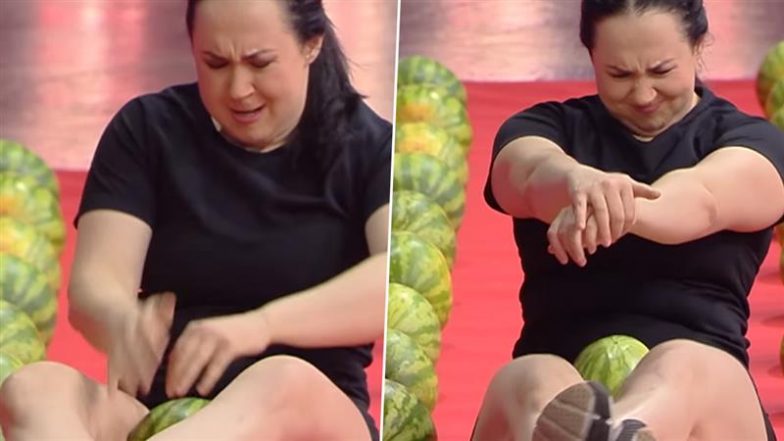 Viral Video: अपनी जांघों के बीच दबाकर महिला ने तोड़े तरबूज, बनाया अनोखा वर्ल्ड रिकॉर्ड, गिनीज बुक में दर्ज हुआ नाम