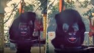 Wild Bear Hugs Shivling: छत्तीसगढ़ के चंडी माता मंदिर में शिवलिंग से लिपटा जंगली भालू; Video हुआ वायरल