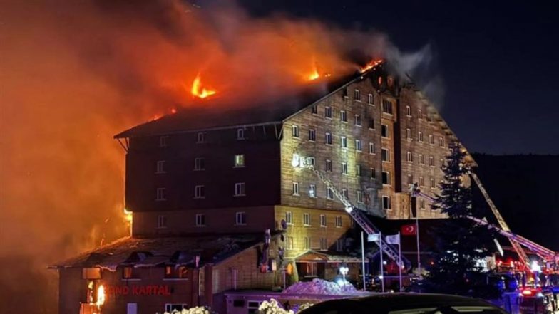 Turkey Ski Resort Fire: तुर्की के स्की रिसॉर्ट होटल में आग लगने से 66 की मौत, 50 से अधिक घायल