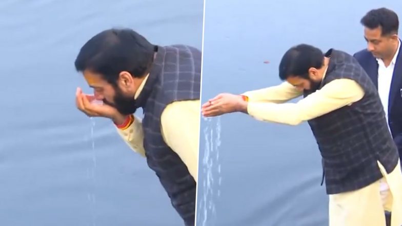 हरियाणा के CM नायब सिंह सैनी ने पीया यमुना का पानी, बोले- केजरीवाल जनता को गुमराह करने के लिए झूठ फैला रहे
