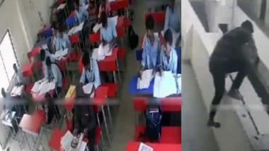 VIDEO: क्लास से बाहर आते ही तीसरी मंजिल से कूद गया छात्र, देखें सुसाइड का खौफनाक वीडियो