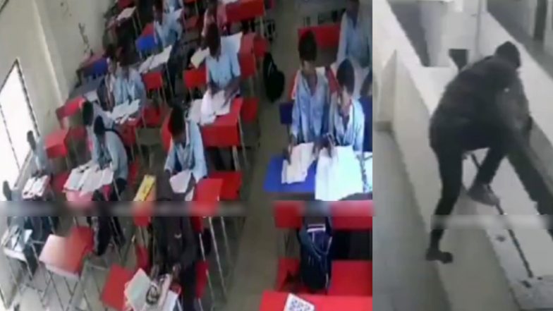 VIDEO: क्लास से बाहर आते ही तीसरी मंजिल से कूद गया छात्र, देखें सुसाइड का खौफनाक वीडियो