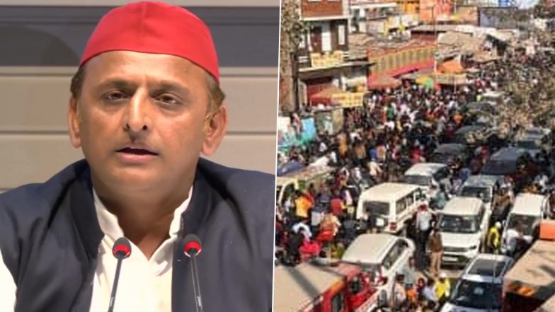 Akhilesh Yadav on Prayagraj Traffic: प्रयागराज में ट्रैफिक जाम के लिए अखिलेश यादव ने योगी सरकार को घेरा, कहा ,'महाकुंभ आनेवाले श्रद्धालुओं को हो रही है असुविधा
