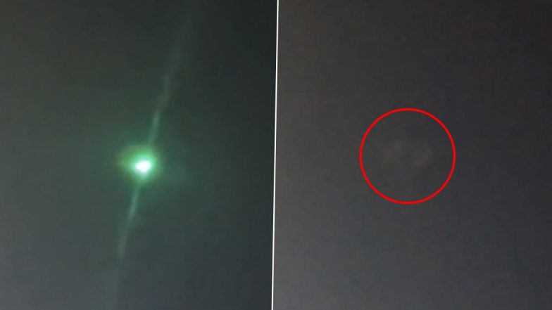Mysterious UFO Or Drone? आसमान में उड़ती हुई दिखाई दी यूएफओ जैसी रहस्यमयी चीज, देखें वायरल वीडियो