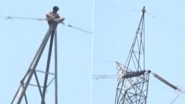 VIDEO: ओडिशा के बलांगीर जिले में हाई वोल्टेज ड्रामा! 33 KV बिजली के खंभे पर चढ़ा युवक, स्थानीय लोगों में मचा हड़कंप