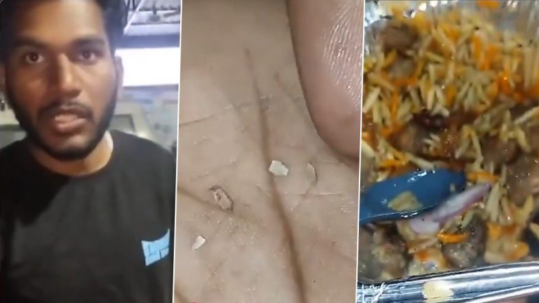 VIDEO: वेज बिरयानी में निकली हड्डी, जमकर हुआ बवाल, झांसी में शख्स ने और हिंदू संघटनों ने किया हंगामा