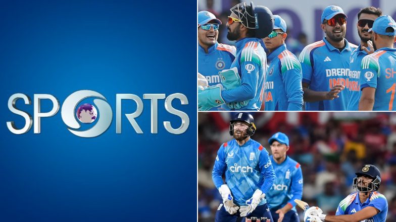 IND vs ENG 2nd ODI 2025 Live Telecast On DD Sports: क्या फ्री डिश पर उपलब्ध होगा भारत बनाम इंग्लैंड दूसरे वनडे मैच का लाइव टेलीकास्ट? जानिए कैसे देखें दूरदर्शन के टीवी चैनल पर मुकाबले का प्रसारण