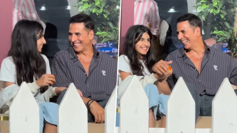 &lsquo;Mini Twinkle&rsquo;: अक्षय कुमार का बेटी नितारा के साथ ISPL 2025 फिनाले में दिखा खास बॉन्ड, फैंस ने कहा- 'मिनी ट्विंकल'