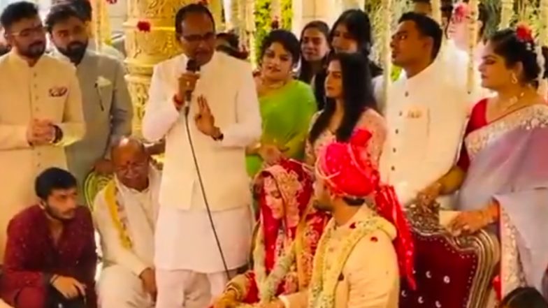 Shivraj Singh Son Kunal Wedding: शिवराज सिंह चौहान के बेटे कुणाल की शादी में लिया गया अनोखा ‘आठवां वचन’, हर साल लगाएंगे पौधा; VIDEO