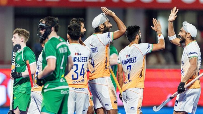 FIH Pro League Hockey 2025: भारतीय पुरुष टीम ने एफआईएच प्रो लीग हॉकी में आयरलैंड को हराया, 3-1 से दर्ज की जीत