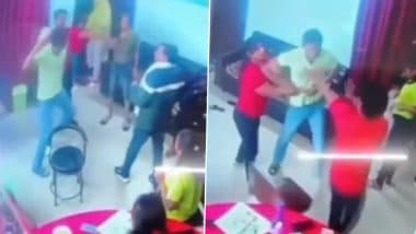 Fight in Spa Center: मसाज करने से किया मना तो ग्राहक ने महिला कर्मचारी के साथ की मारपीट, जूतों से की पिटाई, ग्वालियर का वीडियो आया सामने (Watch Video)