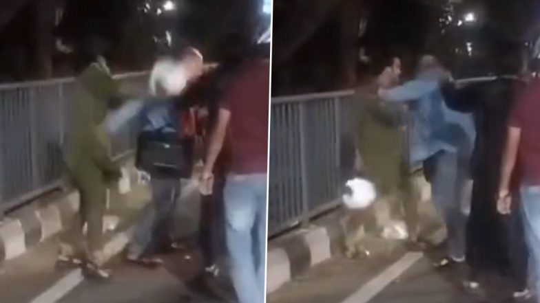 Kharghar Road Rage: गाड़ी ओवरटेक करने पर युवकों को आया गुस्सा, सड़क पर गाड़ी रोककर आईटी कर्मी को हेलमेट से पीटा, पुलिस स्टेशन में हुई पीड़ित की मौत, खारघर की घटना (Watch Video )