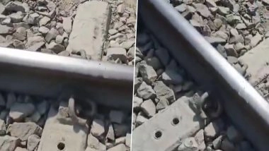 Rae Bareli Railway Track: बड़ा हादसा टला! रायबरेली में रेलवे ट्रैक की चाबियां खुली मिलने से प्रशासन में हड़कंप, साजिश की आशंका, अधिकारियों ने दिए जांच के आदेश