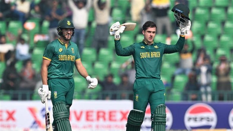 NZ vs SA 2nd ODI Tri-Series 2025 Scorecard: दक्षिण अफ्रीका ने न्यूजीलैंड को दिया 305 रन का टारगेट, मैथ्यू ब्रीट्ज़के ने खेली शतकीय पारी, यहां देखें स्कोरकार्ड