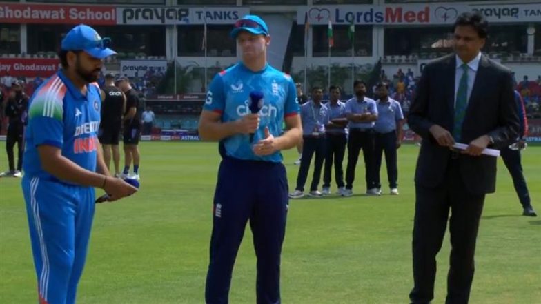 IND vs ENG 2nd ODI 2025 Live Toss & Scorecard: इंग्लैंड ने टॉस जीतकर बल्लेबाजी का किया फैसला, टीम इंडिया पहले करेगी गेंदबाजी, यहां देखें प्लेइंग इलेवन और लाइव स्कोरकार्ड