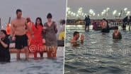 Maha Kumbh 2025: क्रिस मार्टिन और डकोटा जॉनसन ने त्रिवेणी संगम में लगाई डुबकी, सोशल मीडिया पर वीडियो हुआ वायरल (Watch Video)