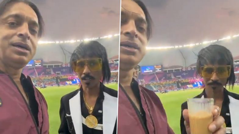 Shoaib Akhtar Meets Dolly Chaiwala: शोएब अख्तर ने ILT20 2025 के दौरान डॉली चायवाला से मिलकर&nbsp;लिया&nbsp;चाय&nbsp;की चुस्की, भारतीय इंटरनेट सेंसेशन&nbsp;का किया प्रशंसा,&nbsp;देखें वीडियो