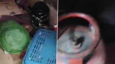 Cylinder Blast in Kalyan: सुबह सुबह चल रही थी ऑफिस जाने की तैयारी, अचानक हुआ सिलेंडर में ब्लास्ट, 3 लोग हुए घायल, कल्याण की घटना (Watch Video)