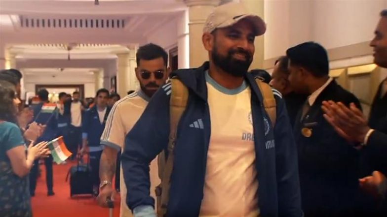 Champions Trophy 2025: चैंपियंस ट्रॉफी के लिए दुबई पहुंची भारतीय टीम, 12 साल बाद ट्रॉफी पर फिर कब्जा जमाने पर होगी नजरें