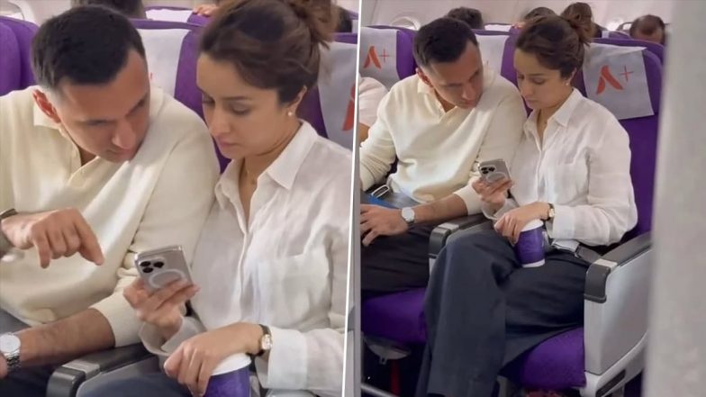 लवबर्ड्स Shraddha Kapoor-Rahul Mody इकोनॉमी क्लास में सफर करते दिखे, सादगी ने जीता फैंस का दिल (View Pics)