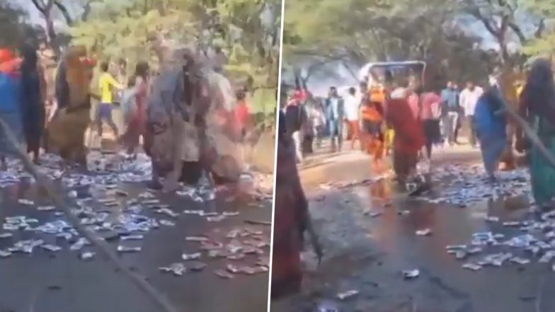 VIDEO: शख्स की मौत के बाद हमीरपुर जिले में शराब की दूकान पर फूटा महिलाओं का गुस्सा, बोतलों को सड़क पर लाकर तोड़ा (Watch Video)