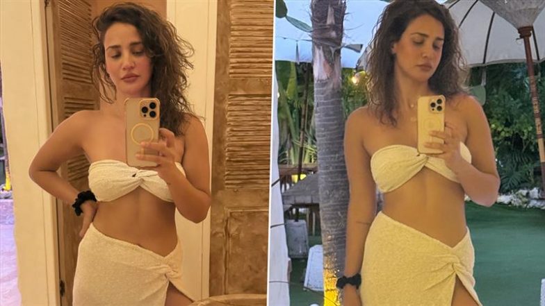 Aisha Sharma ने ली बाथरूम में सेल्फी, एक्ट्रेस का हॉट लुक देख फैंस हुए लट्टू (View Pics)