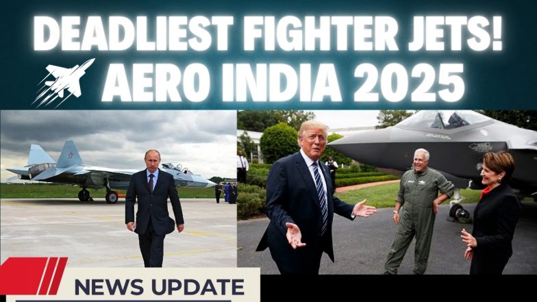 भारत में पहली बार आमने-सामने आए रूसी Su-57 और अमेरिकी F-35 फाइटर जेट, Aero India 2025 में&nbsp;दिखाएंगे&nbsp;ताकत