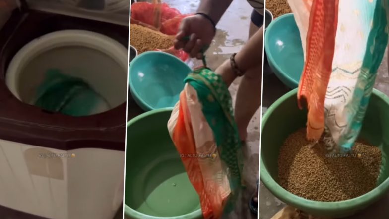 Viral Video: गेहूं को धोने के बाद सुखाने के लिए शख्स ने लगाया गजब का दिमाग, देसी जुगाड़ का वीडियो हुआ वायरल