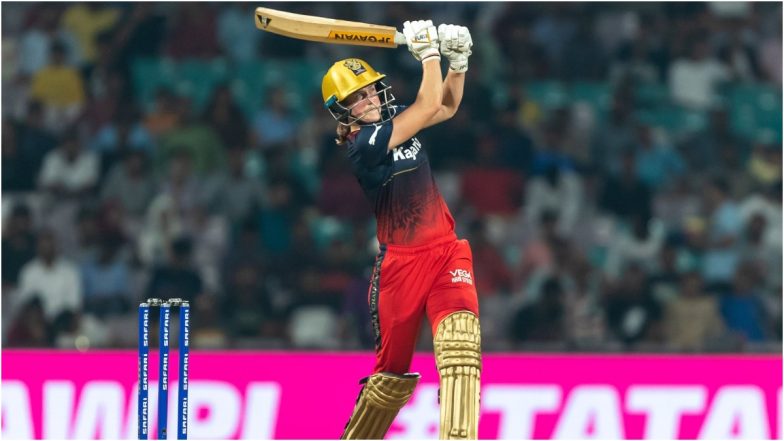 RCB W Beat GG W, 1st Match Scorecard: पहले टी20 मुकाबले में आरसीबी ने गुजरात जाइंट्स को 6 विकेट से हराया, एलिस पेरी और ऋचा घोष ने खेली धमाकेदार पारी; यहां देखें मैच का स्कोरकार्ड