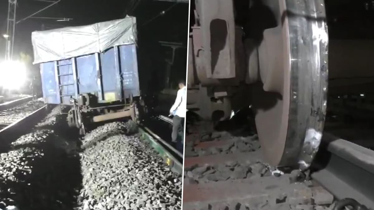 Odisha Goods Train Derailed: ओडिशा के टिटिलागढ़ में ट्रेन हादसा, मालगाड़ी के तीन डिब्बे पटरी से उतरे; देखें VIDEO