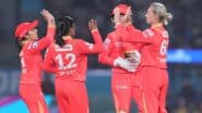 GG W vs UPW W, 3rd T20 Match Live Score Update: यूपी वारियर्स की आधी टीम लौटी पवेलियन, प्रिया मिश्रा ने ग्रेस हैरिस को किया आउट