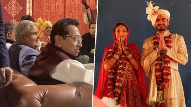 Shivraj Singh Chouhan Son Kunal's Wedding: भोपाल में शिवराज सिंह चौहान के छोटे बेटे कुणाल की शादी में शामिल हुए कमलनाथ, कांग्रेस नेता ने शेयर की तस्वीरें