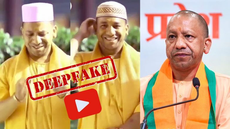 CM Yogi Deepfake Video Viral: सीएम योगी का मुस्लिम टोपी पहने हुए डीपफेक वीडियो वायरल, लखनऊ में FIR दर्ज