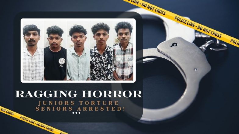 Ragging Case: नंगा कर प्राइवेट पार्ट से डंबल लटकाए, घावों पर छिड़का लोशन, केरल में खौफनाक रैगिंग, 5 छात्र गिरफ्तार