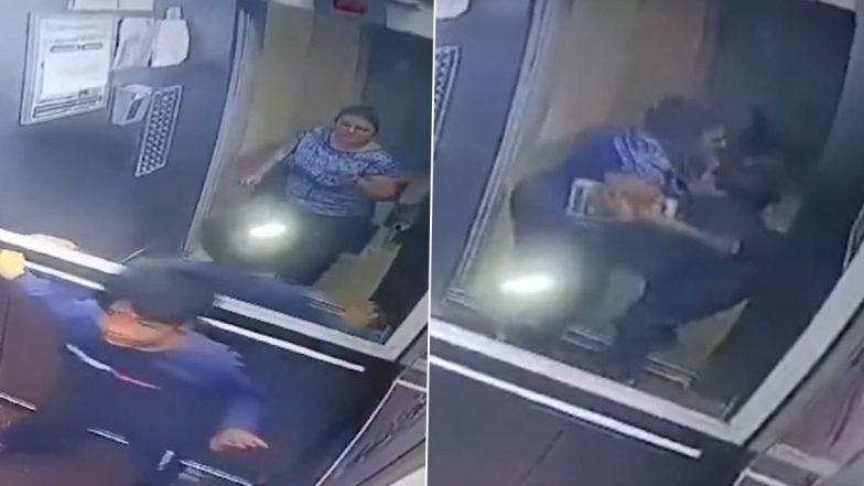 Noida: लिफ्ट में कुत्ता लाने से रोकने पर महिला ने बच्चे को घसीटा, Video हुआ वायरल