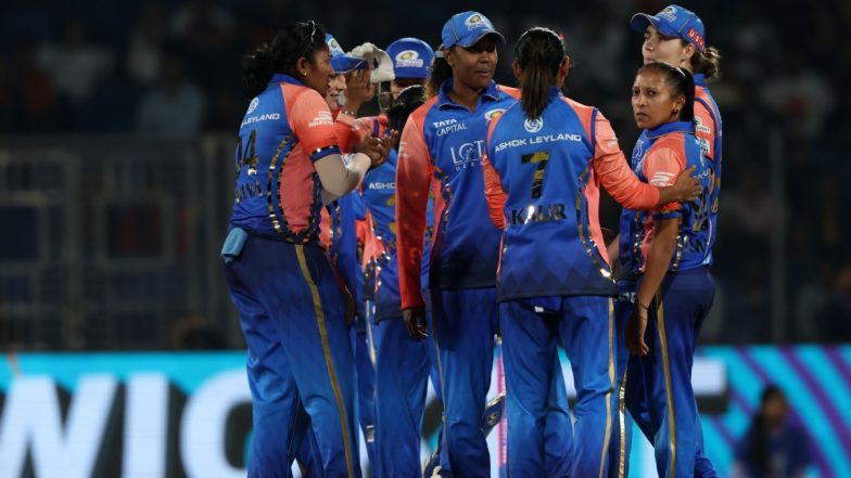 GG W vs MI W, WPL 2025 Scorecard: मुंबई इंडियंस महिला टीम ने गुजरात जायंट्स को 120 रनों पर किया ऑलआउट, एमआई के गेंदबाजों ने मचाया तांडव, यहां देखें पहली पारी का स्कोरकार्ड