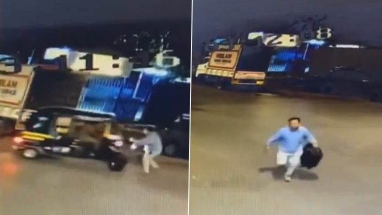 Mumbai Shocking Video: शराब के नशे में ऑटो चला रहा था ड्राइवर, शिकायत पर गाली-गलौज के बाद यात्री को रौंदने की कोशिश की