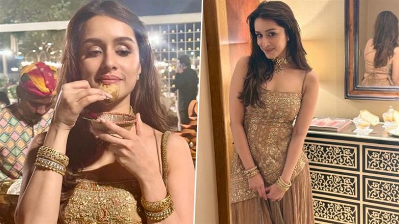 Shraddha Kapoor ने शादी में खाई रिकॉर्डतोड़ पानी पुरी, यूजर्स बोले - 'गोलगप्पा क्वीन' (View Pics)