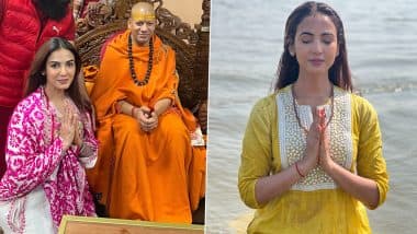 Maha Kumbh 2025: जन्नत एक्ट्रेस Sonal Chauhan ने त्रिवेणी में लगाई पवित्र डुबकी, Kailasha Nandgiri Maharaj से भी की मुलाकात (View Pics)